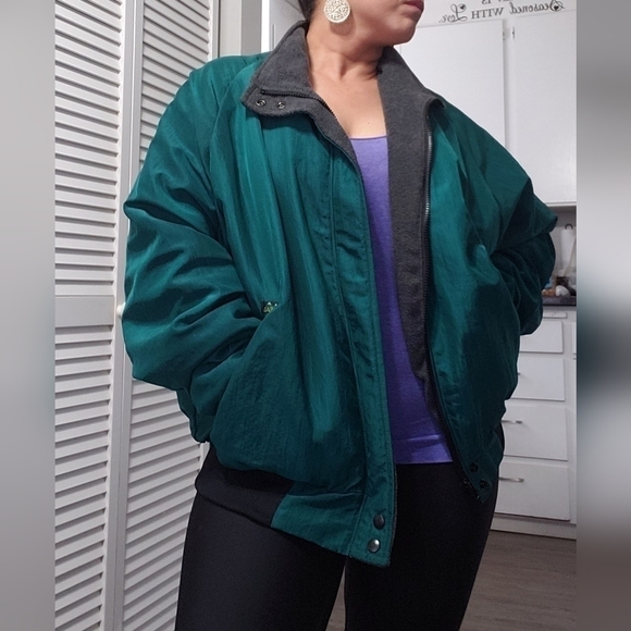 Vintage Ideal Outdoors Bomber Jacket, two-tone, Size L - Picture 1 of 17
